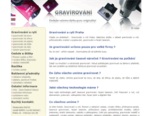 Tablet Screenshot of gravirovani-praha.cz
